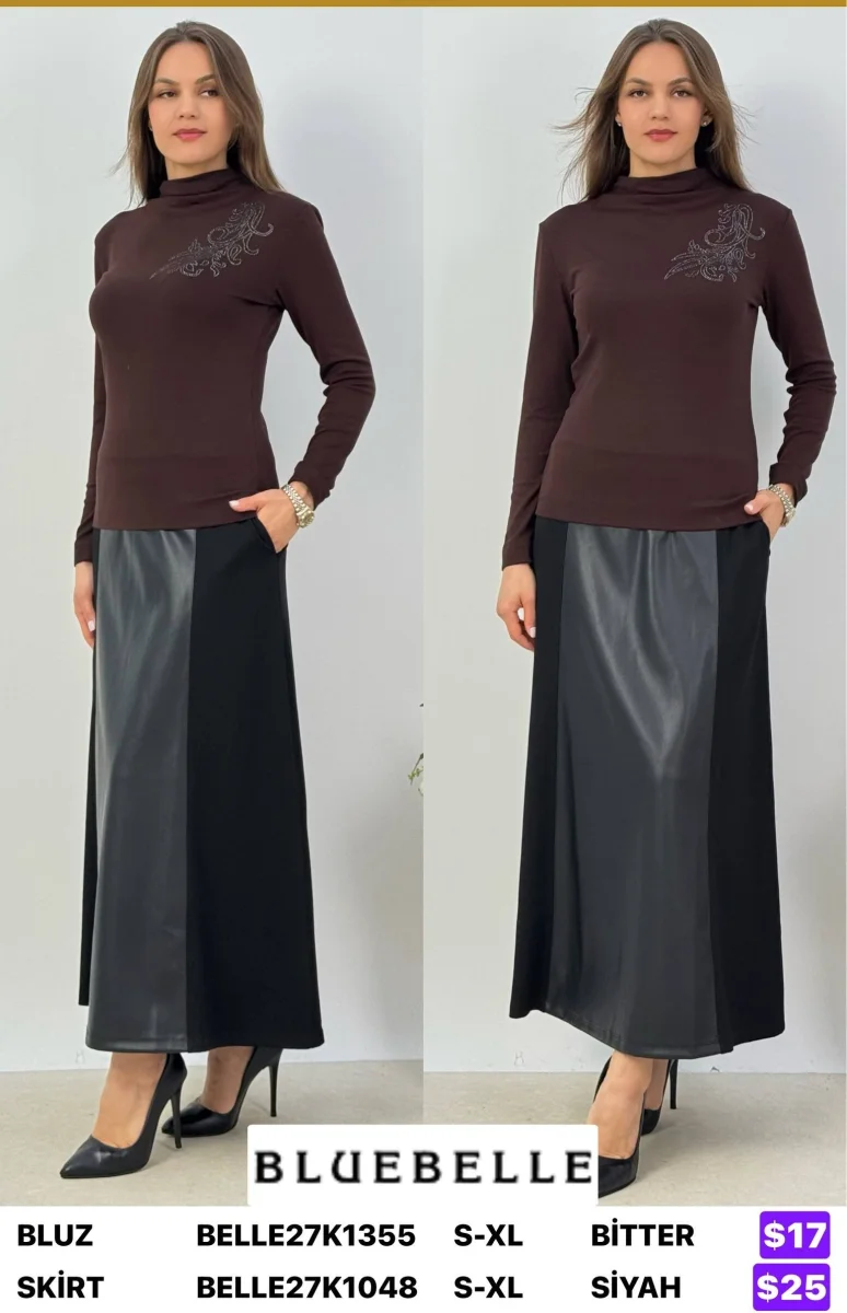 Блузка Bluebelle (Brown, модель BELLE27K1355) оптом