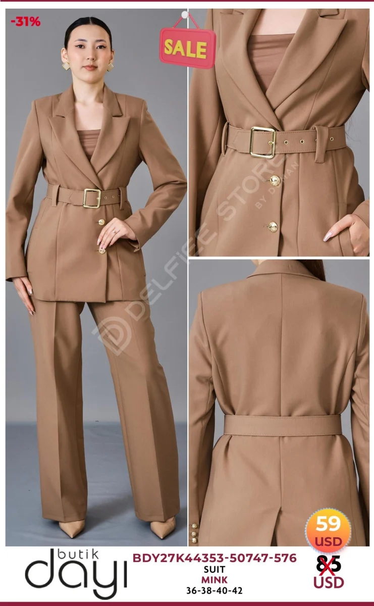 Костюмы и комплекты BUTIK DAYI (Beige, модель BDY27K44353-50747-576) оптом