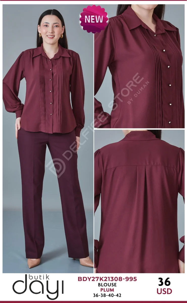 Блузка BUTIK DAYI (Purple, модель BDY27K21308-995) оптом