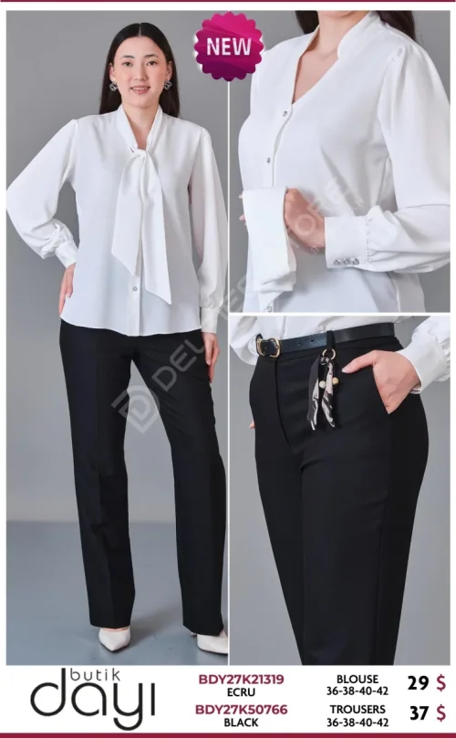 Брюки BUTIK DAYI (Black, модель BDY27K50766) оптом