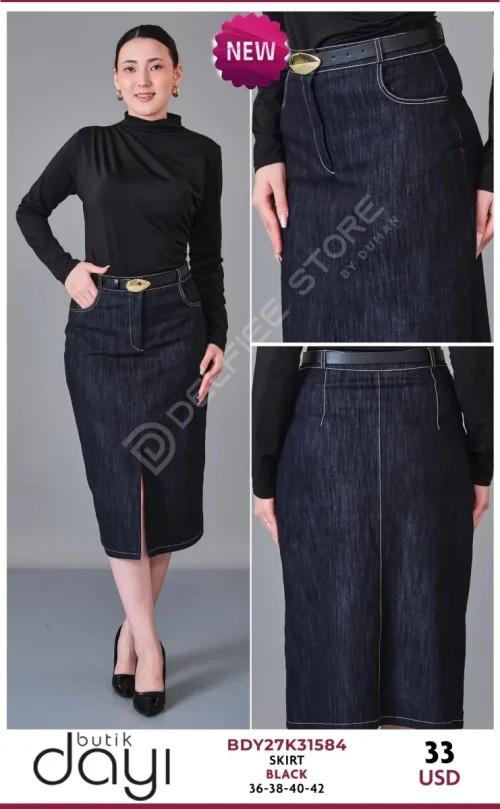 Юбка BUTIK DAYI (Black, модель BDY27K31584) оптом