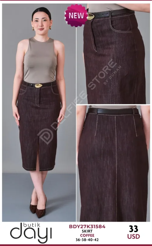 Юбка BUTIK DAYI (Brown, модель BDY27K31584) оптом