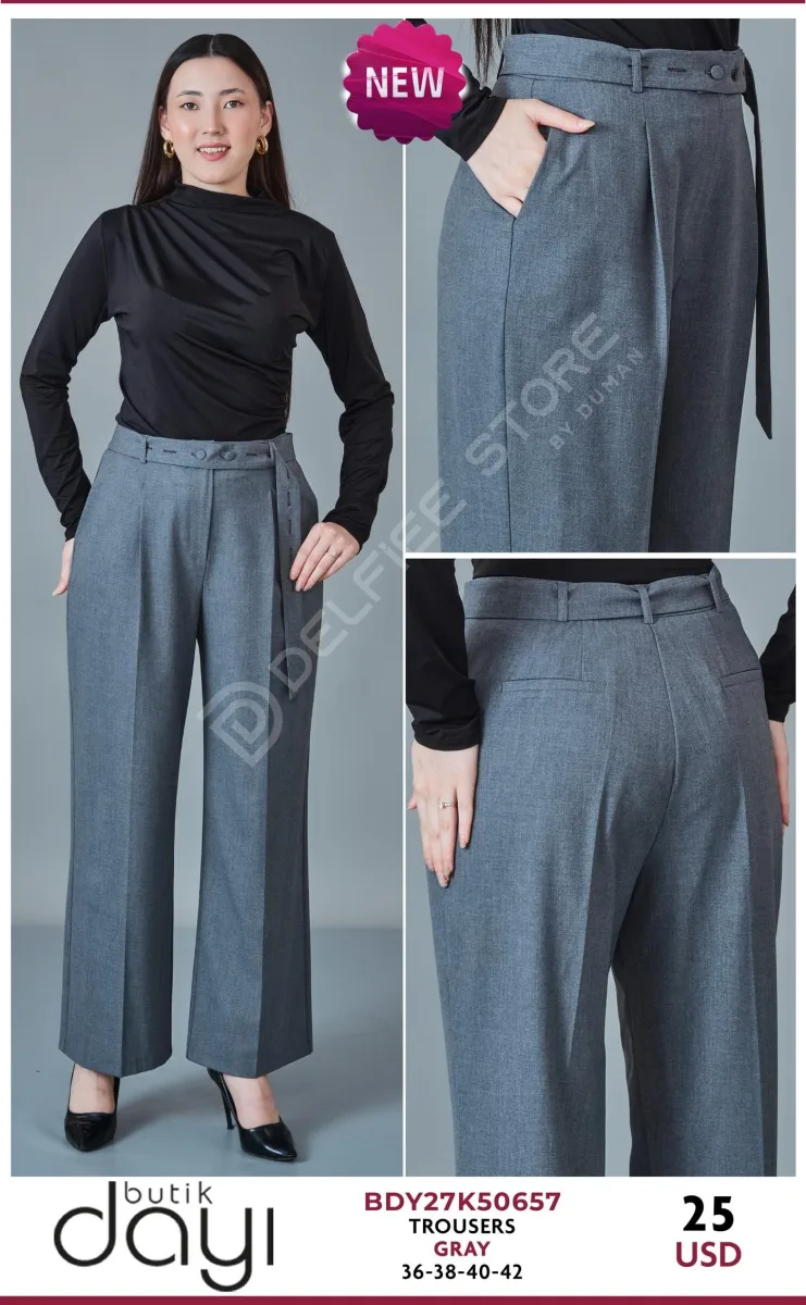 Брюки BUTIK DAYI (Gray, модель BDY27K50657) оптом