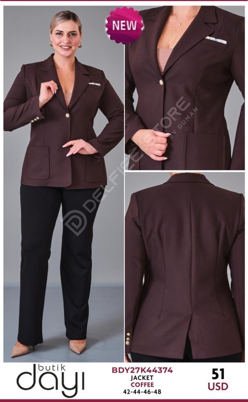 Жакет BUTIK DAYI (Brown, модель BDY27K44374) оптом