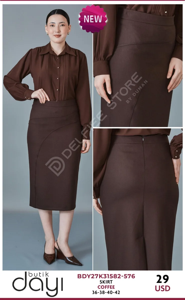 Юбка BUTIK DAYI (Brown, модель BDY27K31582-576) оптом