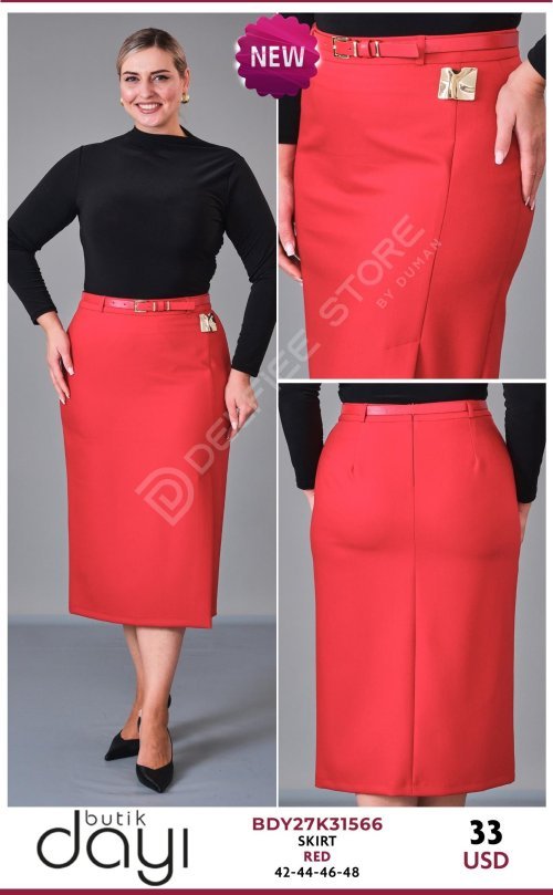 Юбка BUTIK DAYI (Red, модель BDY27K31566) оптом