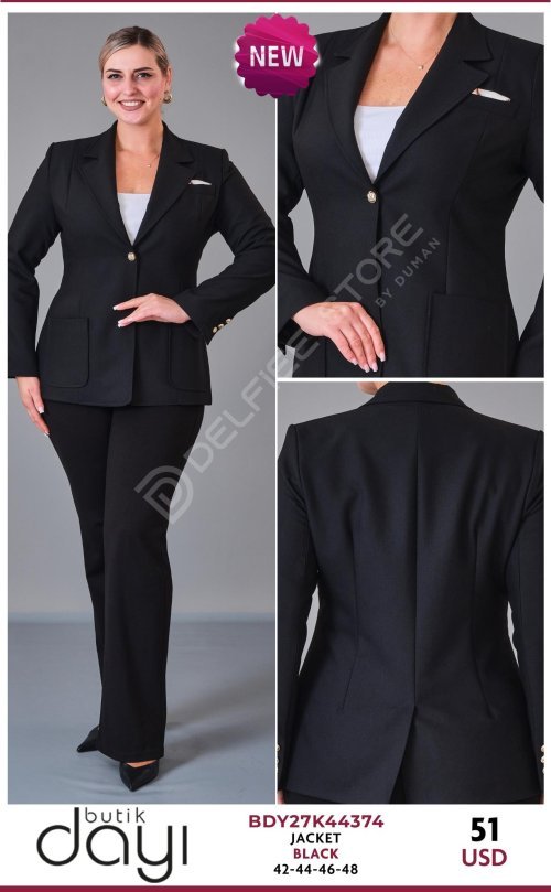 Жакет BUTIK DAYI (Black, модель BDY27K44374) оптом