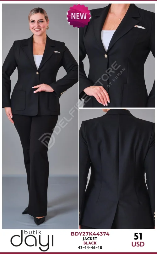 Жакет BUTIK DAYI (Black, модель BDY27K44374) оптом
