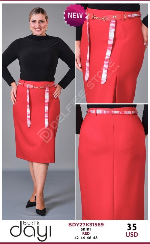Юбка BUTIK DAYI (Red, модель BDY27K31569) оптом