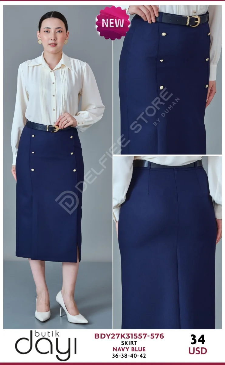 Юбка BUTIK DAYI (Navy, модель BDY27K31557-576) оптом