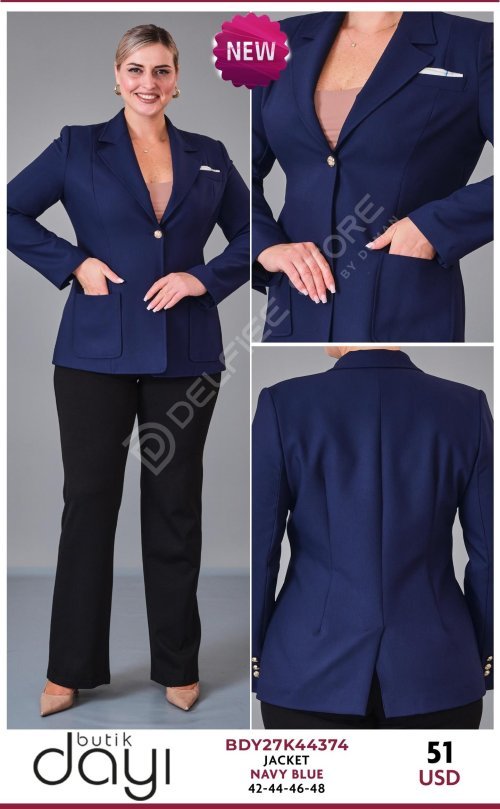 Жакет BUTIK DAYI (Navy, модель BDY27K44374) оптом