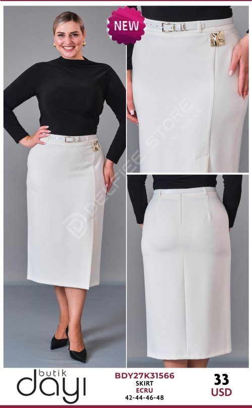 Юбка BUTIK DAYI (Cream, модель BDY27K31566) оптом