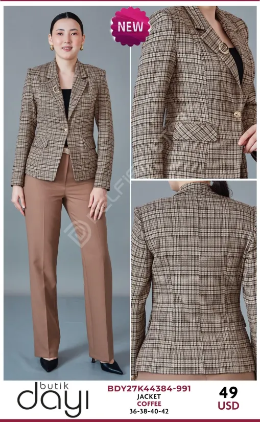 Жакет BUTIK DAYI (Brown, модель BDY27K44384-991) оптом