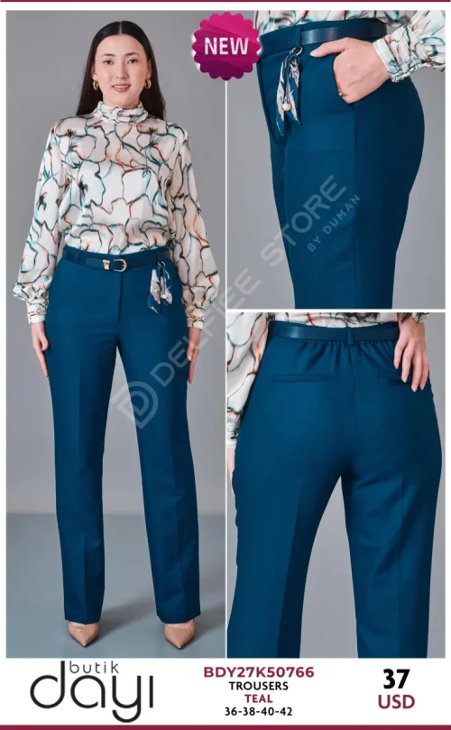 Брюки BUTIK DAYI (Turquoise, модель BDY27K50766) оптом