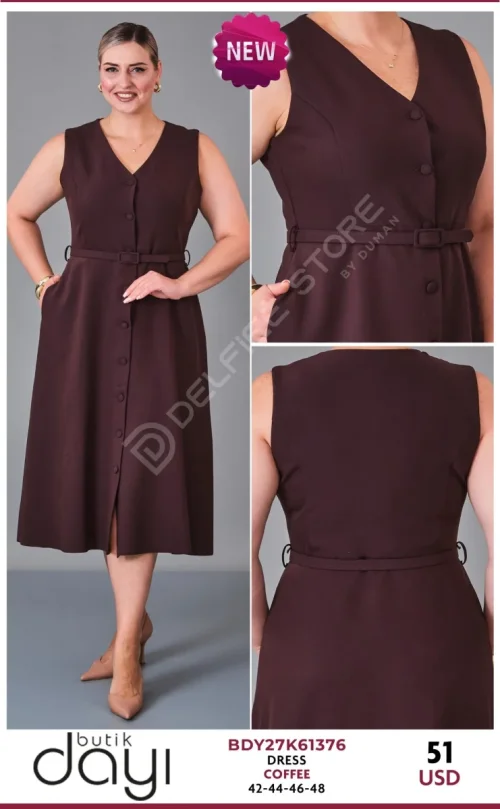 Платье BUTIK DAYI (Brown, модель BDY27K61376) оптом