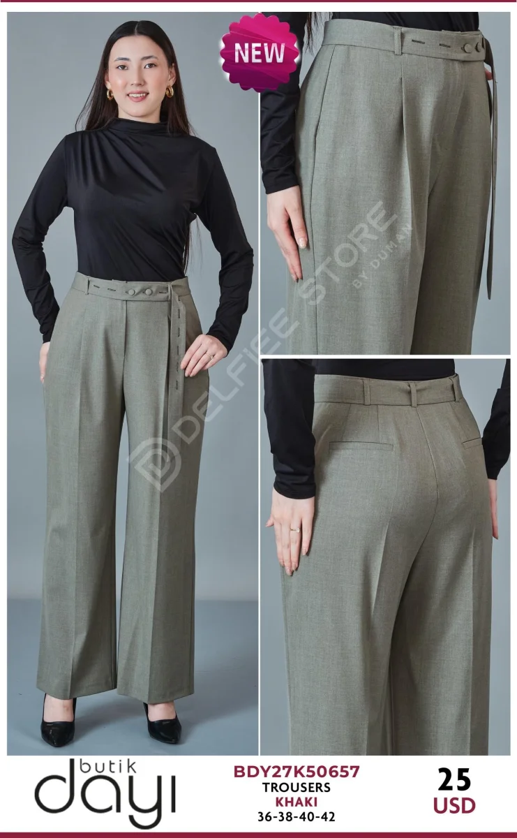 Брюки BUTIK DAYI (Olive, модель BDY27K50657) оптом