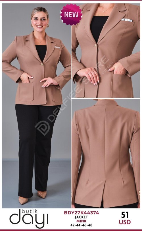 Жакет BUTIK DAYI (Beige, модель BDY27K44374) оптом