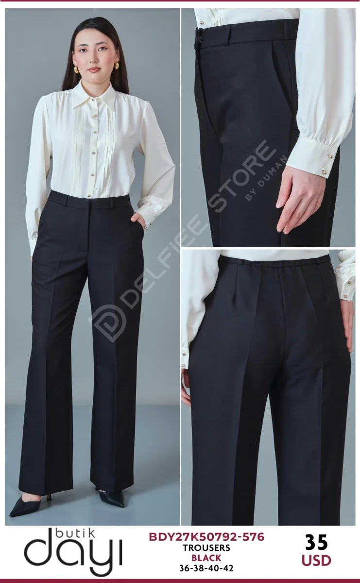 Брюки BUTIK DAYI (Black, модель BDY27K50792-576) оптом
