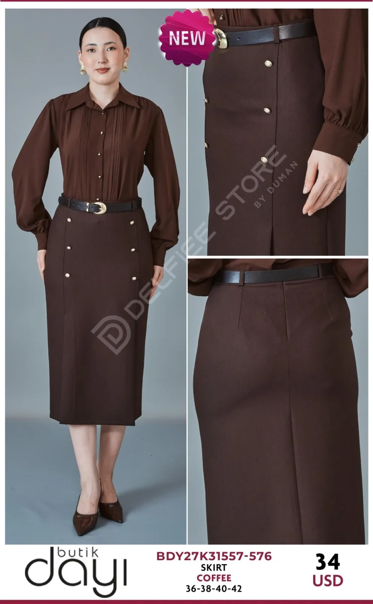 Юбка BUTIK DAYI (Brown, модель BDY27K31557-576) оптом