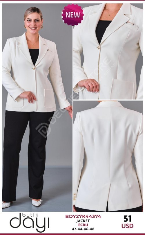 Жакет BUTIK DAYI (Cream, модель BDY27K44374) оптом