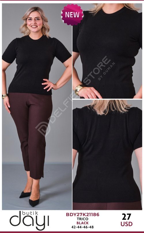 Трикотаж BUTIK DAYI (Black, модель BDY27K21186) оптом