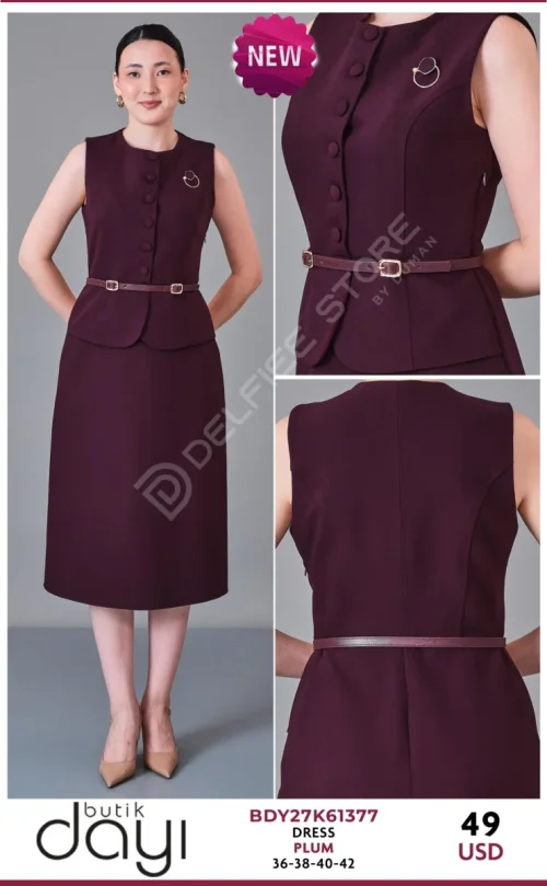 Платье BUTIK DAYI (Purple, модель BDY27K61377) оптом