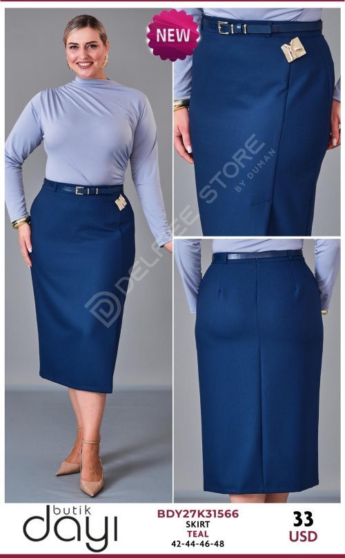 Юбка BUTIK DAYI (Turquoise, модель BDY27K31566) оптом