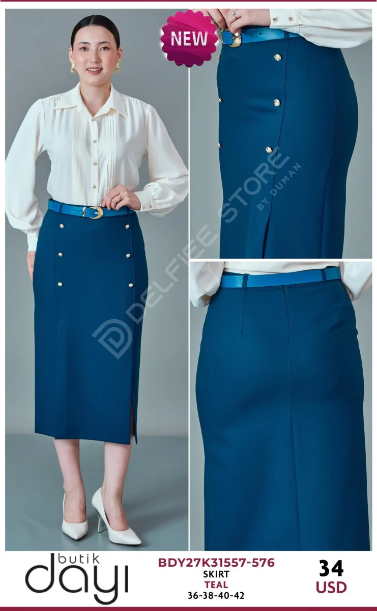 Юбка BUTIK DAYI (Turquoise, модель BDY27K31557-576) оптом