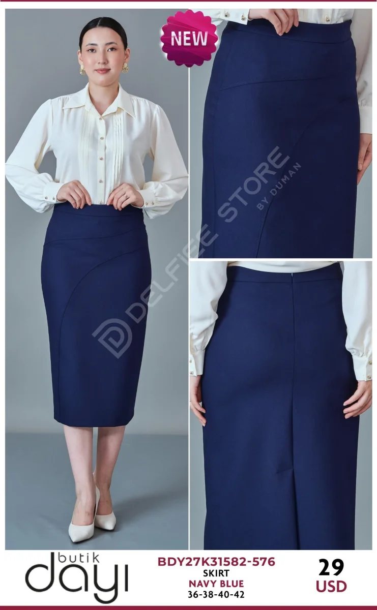 Юбка BUTIK DAYI (Navy, модель BDY27K31582-576) оптом