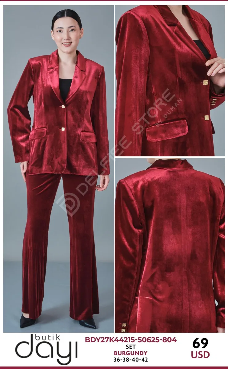 Костюмы и комплекты BUTIK DAYI (Burgundy, модель BDY27K44215-50625-804) оптом