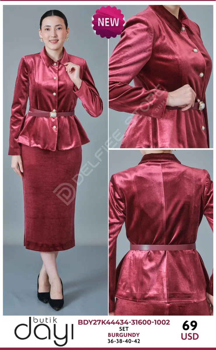 Костюмы и комплекты BUTIK DAYI (Burgundy, модель BDY27K44434-31600-1002) оптом