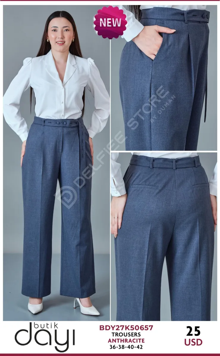 Брюки BUTIK DAYI (Dark gray, модель BDY27K50657) оптом