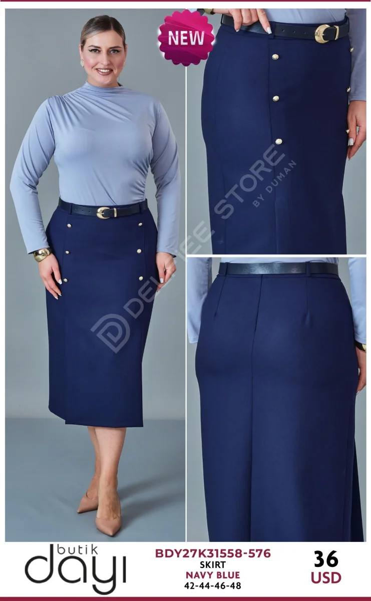 Юбка BUTIK DAYI (Navy, модель BDY27K31558-576) оптом