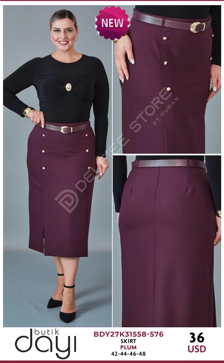 Юбка BUTIK DAYI (Purple, модель BDY27K31558-576) оптом