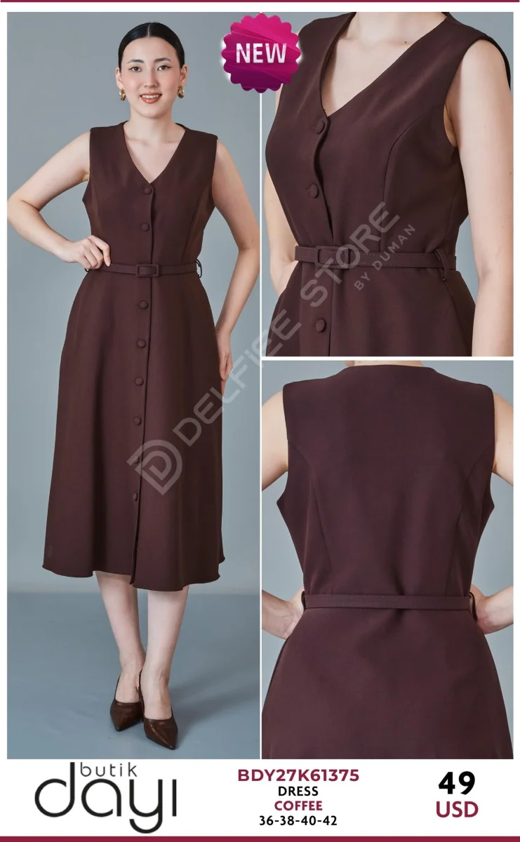 Платье BUTIK DAYI (Brown, модель BDY27K61375) оптом