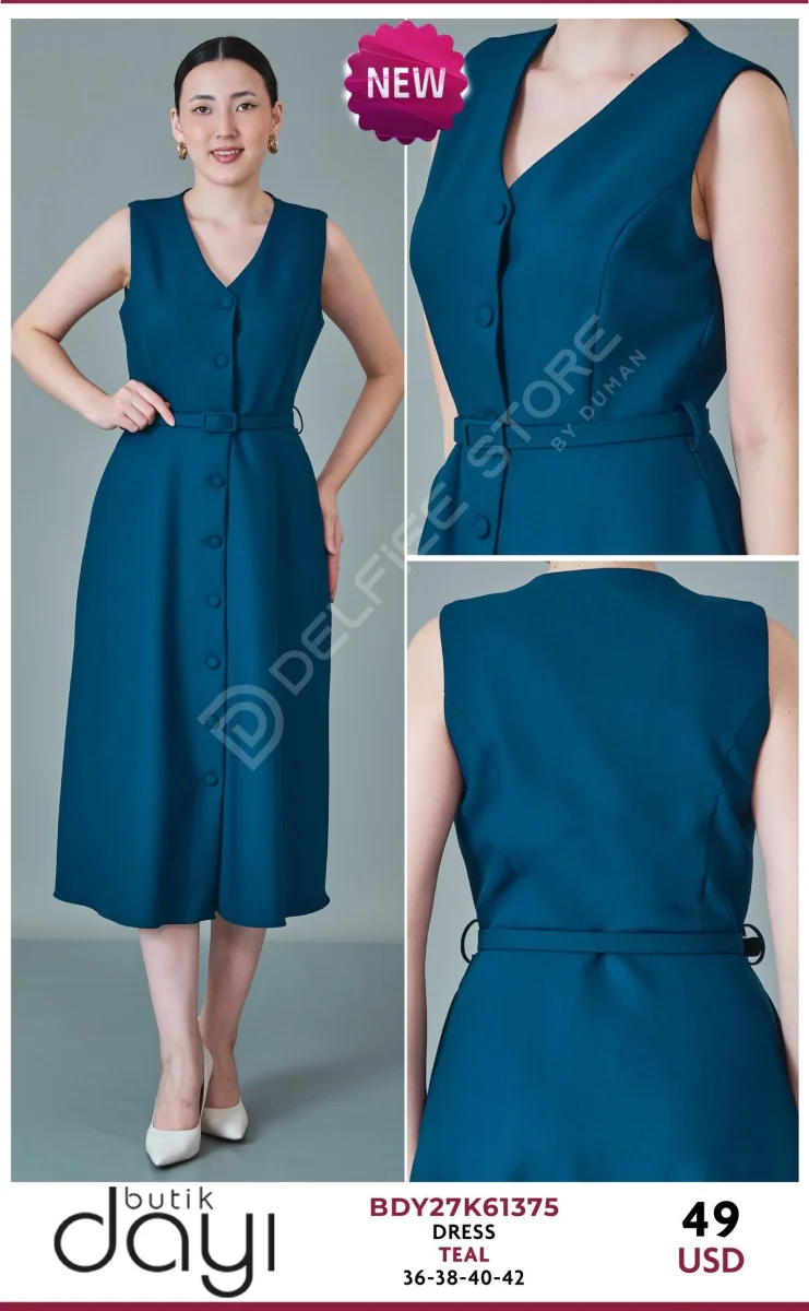 Платье BUTIK DAYI (Turquoise, модель BDY27K61375) оптом