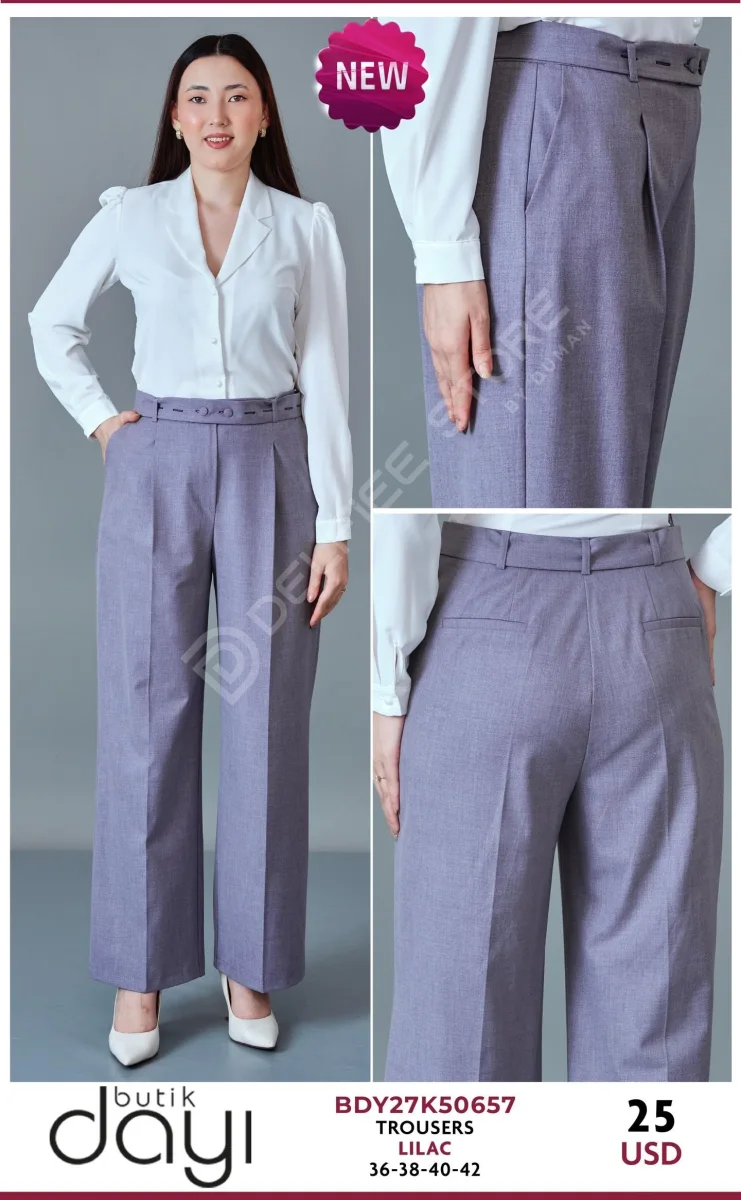 Брюки BUTIK DAYI (Lilac, модель BDY27K50657) оптом