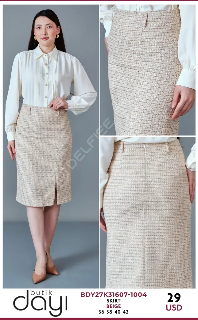 Юбка BUTIK DAYI (Beige, модель BDY27K31607-1004) оптом