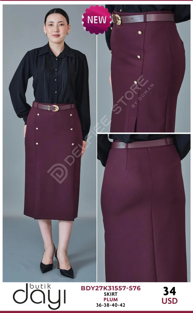 Юбка BUTIK DAYI (Purple, модель BDY27K31557-576) оптом