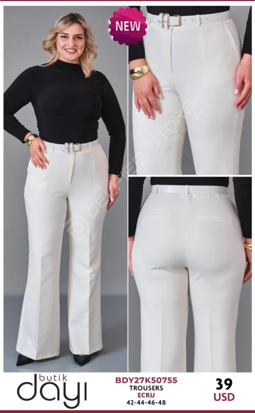 Брюки BUTIK DAYI (Cream, модель BDY27K50755) оптом