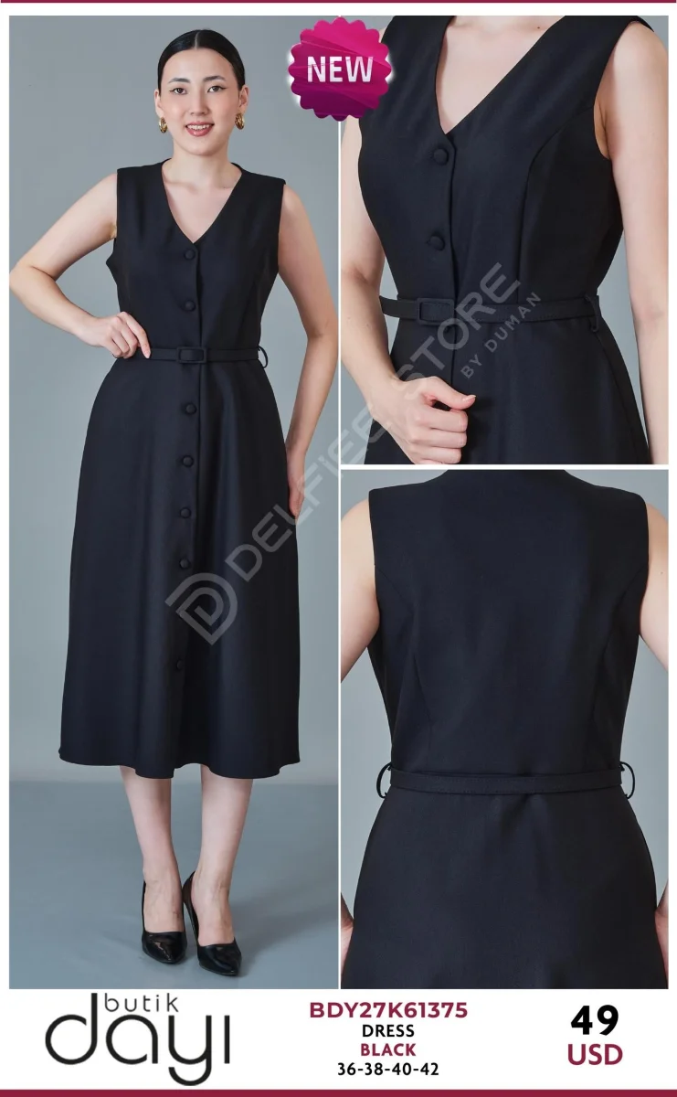 Платье BUTIK DAYI (Black, модель BDY27K61375) оптом