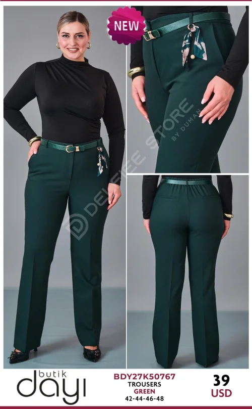 Брюки BUTIK DAYI (Green, модель BDY27K50767) оптом
