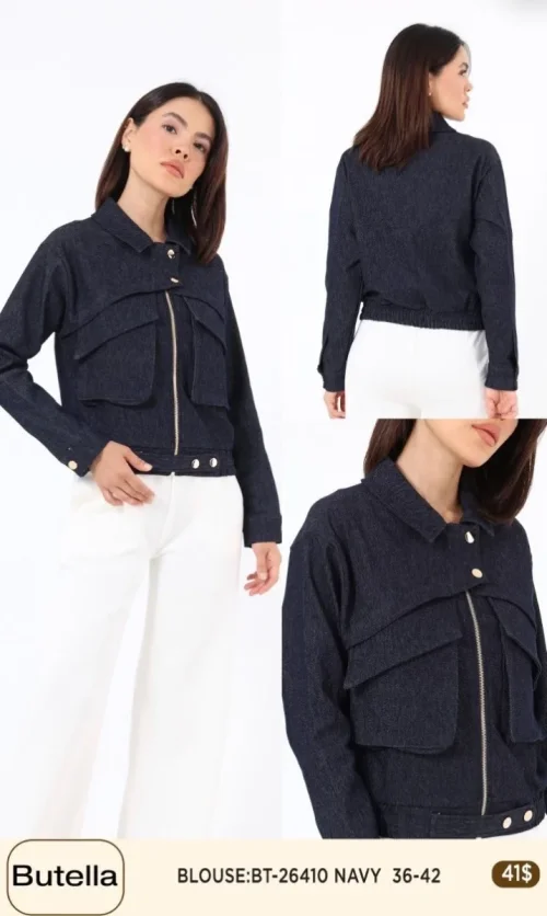 Блузка Butella (Navy, модель BT26410) оптом