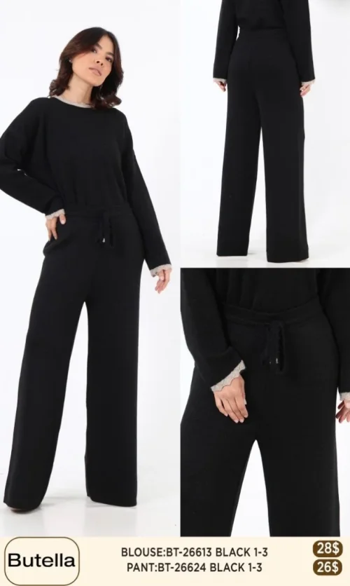 Брюки Butella (Black, модель BT26624) оптом