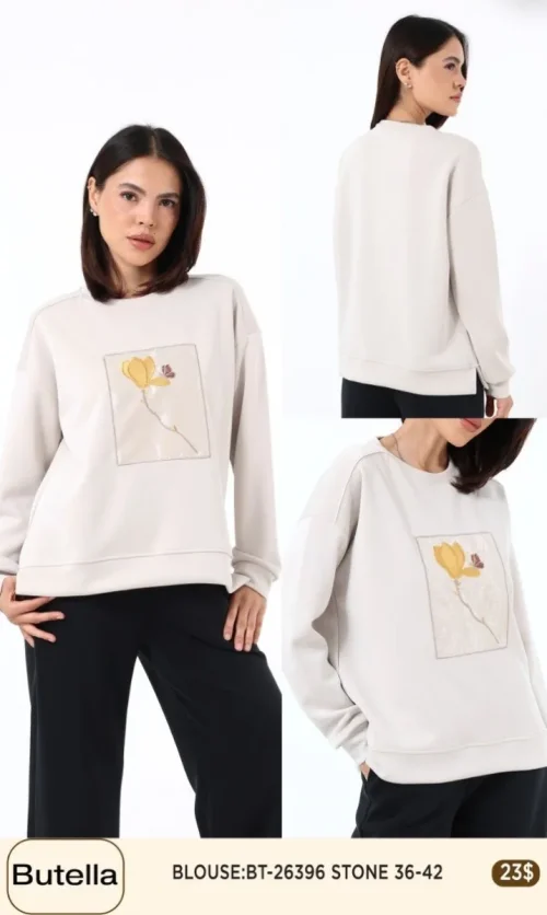 Блузка Butella (Beige, модель 26396) оптом