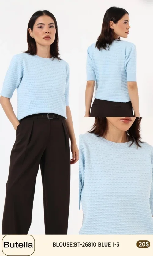 Блузка Butella (Blue, модель BT-26810) оптом