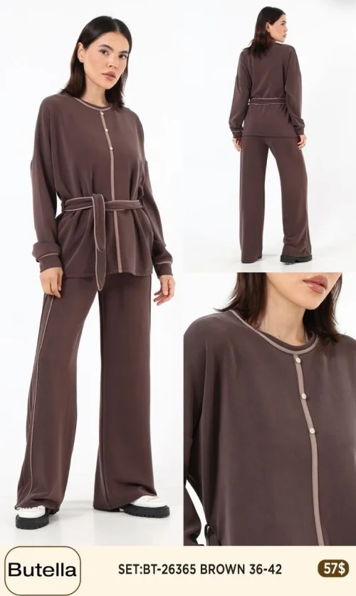 Костюмы и комплекты Butella (Brown, модель BT-26365) оптом