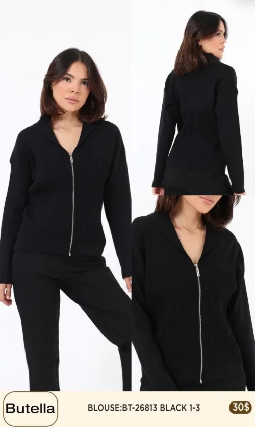 Блузка Butella (Black, модель BT26813) оптом