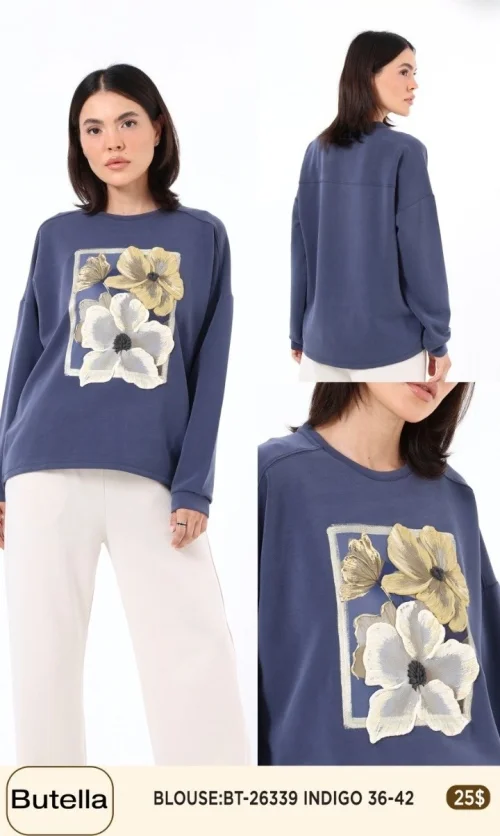 Блузка Butella (Navy, модель BT-26339) оптом
