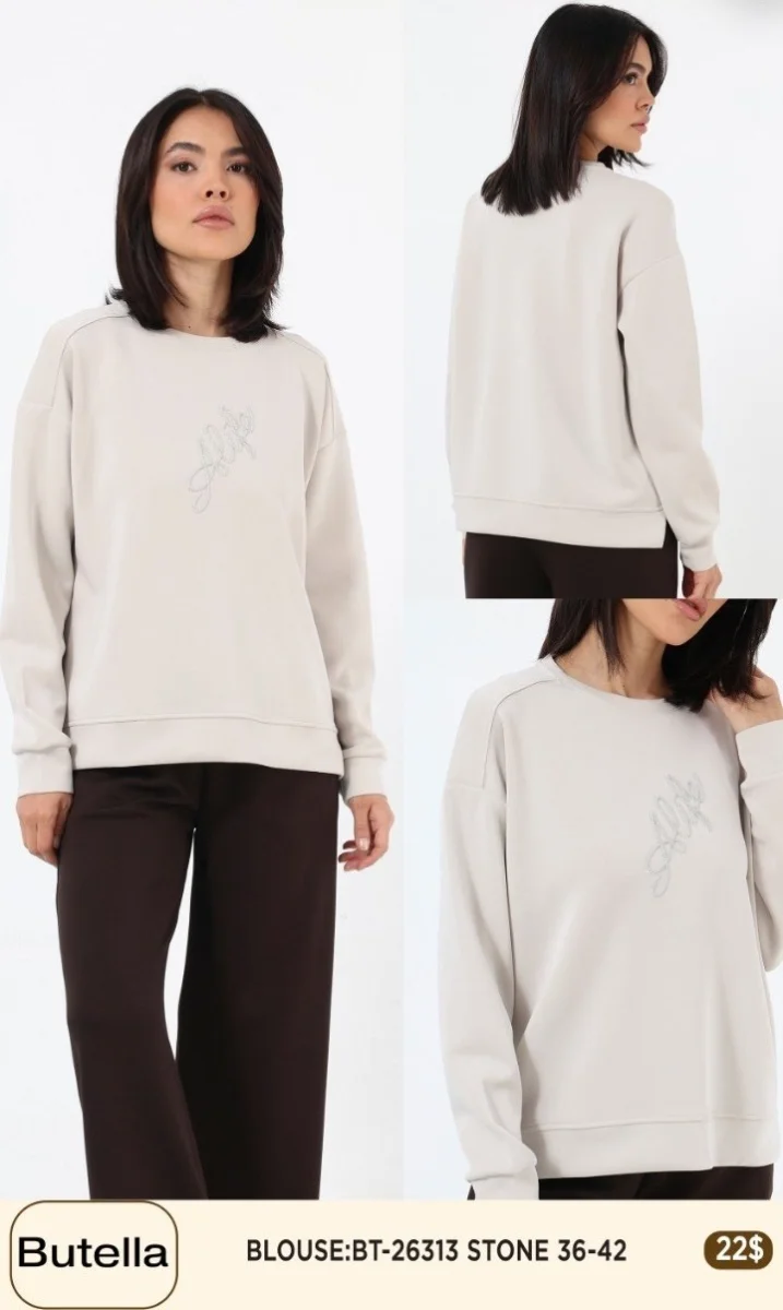 Блузка Butella (Beige, модель BT26313) оптом